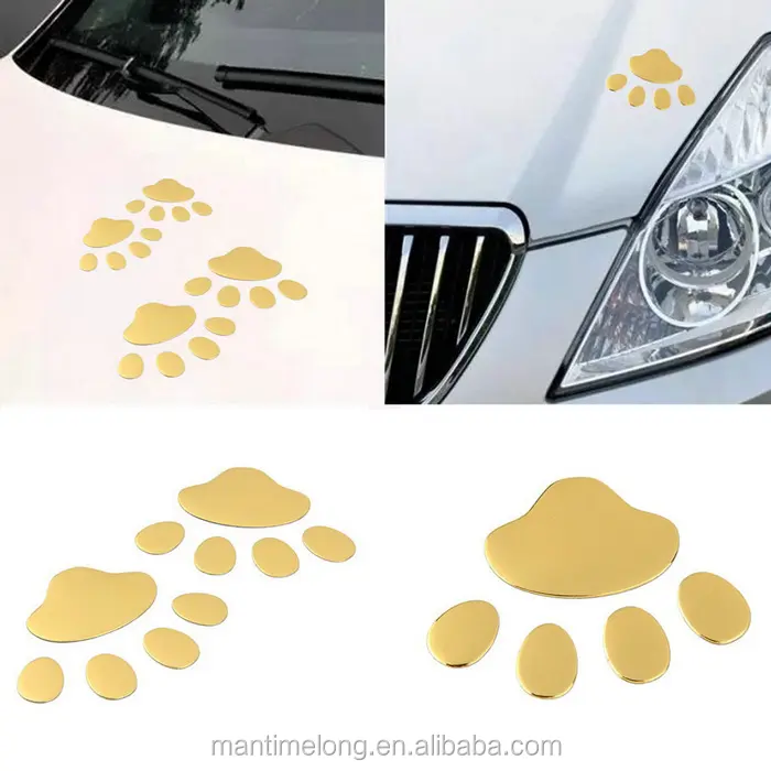 Stylish Bear Paw Pet Animal Footprints car wrap sticker car windshield sticker custom car sticker