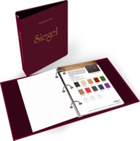 Swatch muestra Binder de madera/muestra de la tela Binder muestra libro fabricante