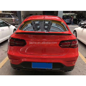 In Fibra di carbonio Spoiler posteriore per <span class=keywords><strong>Mercedes</strong></span> Benz <span class=keywords><strong>GLC</strong></span> Classe e <span class=keywords><strong>Coupé</strong></span> W253 C253 GLC250 GLC300 GLC350 2016-2019 FRP Posteriore tronco Ala - Product Image 3
