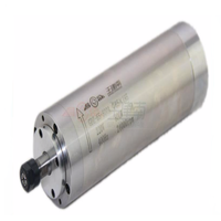 Motor Spindle CNC Kecepatan Tinggi K&R TECH 0.8kw 380V 24000rpm untuk Mesin Bor, Komponen Inti Bearing dengan Sambungan BT30 dan Penjepit