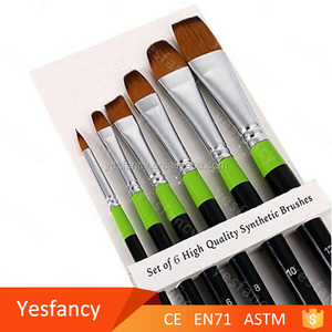 La migliore vendita 6 pz <span class=keywords><strong>acquerello</strong></span> pennello arte <span class=keywords><strong>pennelli</strong></span> <span class=keywords><strong>per</strong></span> amazon - Product Image 3