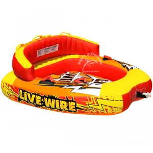 Wassersport Large 2 P Infla table Water Sports Schlepp sofa Rohrs pielzeug für Boot 2 Personen