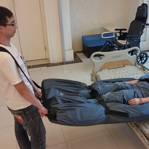 Colchón Médico Plegable de Espuma de Nailon Azul Oscuro para Pacientes, Evacuación de Emergencia, Muebles de Dormitorio, Carga Segura de 150 kg, para Hogar y Escuela - Product Image 5