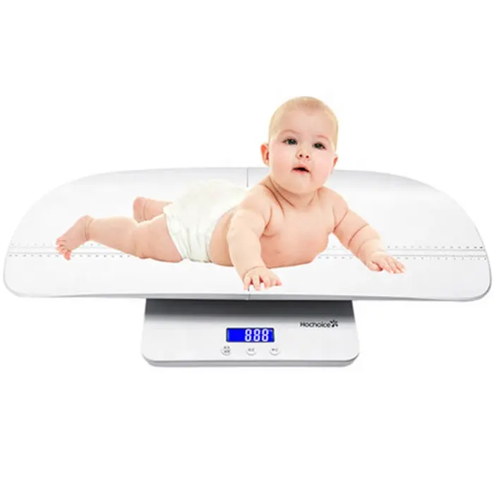 Timbangan Digital elektronik untuk bayi, timbangan berat badan elektronik untuk bayi, rumah sakit JR-BY01, tampilan Digital elektronik untuk bayi berat badan 100kg/220LB dengan nampan