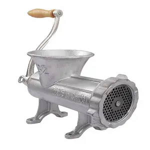 Best quality 32# cast iron tin plated hand operated meat grinders