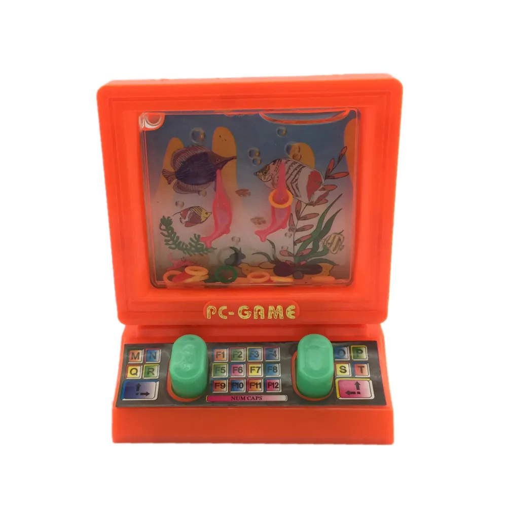 Plastic funny water machine toys game rings in water
