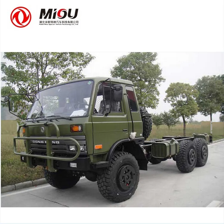 ביצועים גבוהים dongfeng צבאי 6x6 משאיות למכירה