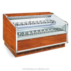 Seafood Display Case Supermarket Freezer Refrigerator For Sale