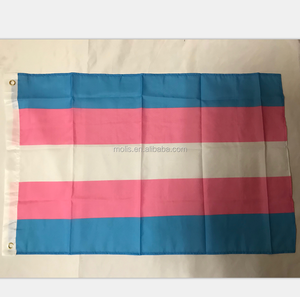 Bandera de Orgullo <span class=keywords><strong>Pansexual</strong></span> LGBT de 3x5 Pies, 100% Poliéster, Económica, con Cabezal de Lona, Doble Costura, Impresión Serigráfica - Product Image 2