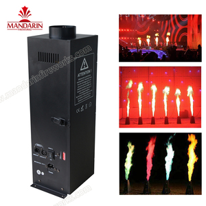 DJ <span class=keywords><strong>DMX512</strong></span> 200w 4 코너 살포 불 기계 단계 불 기계 3 미터 높은 불 효력 다채로운 화염 기계