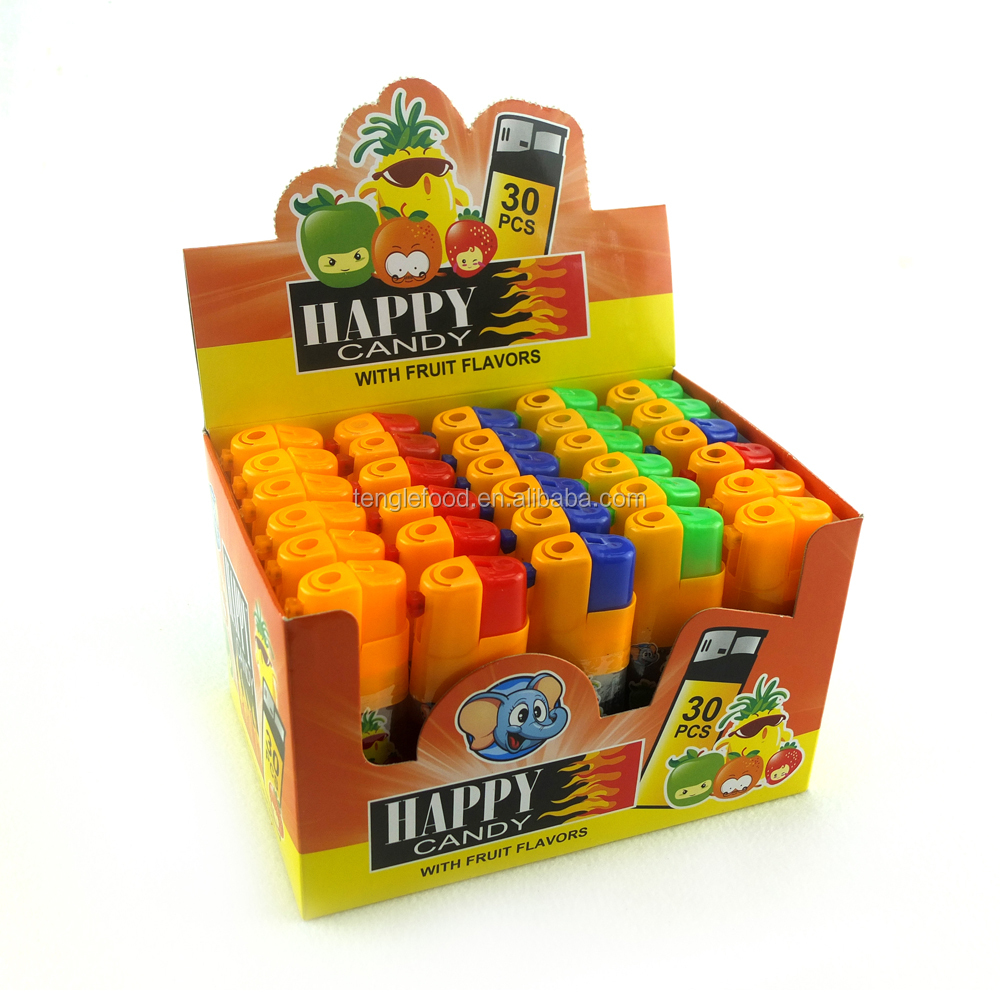 SC-017 20 мл фруктовый аромат мультяшная форма жидкая Конфета Зажигалка Спрей конфеты для детей