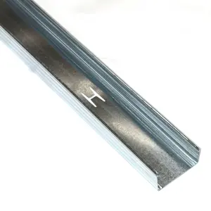 Drywall Partition Track C Profile Build House Metal Track Stud