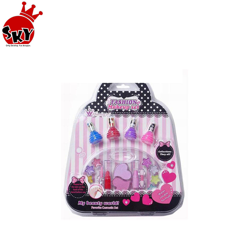 Conjunto de maquillaje para niños y niñas, juguetes cosméticos