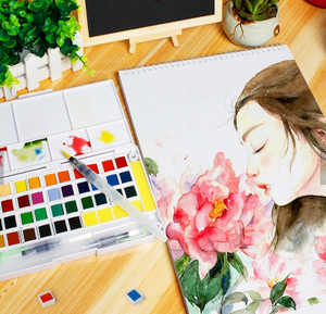 SINOART profesional 48 colores dibujo arte pintura Set con el barril de plástico - Product Image 6