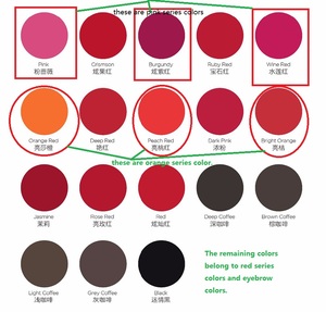 18 colores de maquillaje Semilla de amor que (cuenta 50) sellado con <span class=keywords><strong>semillas</strong></span> incluidas, ceja delineador de ojos - Product Image 5