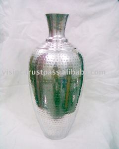 Vase à fleurs Antique de luxe en métal pour décoration de mariage, Style européen OEM, pièces en Aluminium, matériau d'origine, taille en Aluminium, produit de fourniture - Product Image 2
