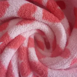 Printed Coral Fleece Fabric For Baby Blanket