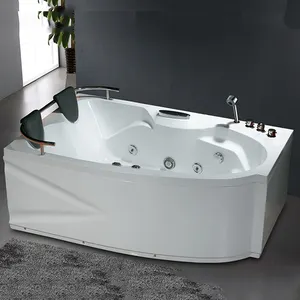 Grande baignoire portable pour dans la salle de bain, baignoire à tremper profonde pour deux personnes