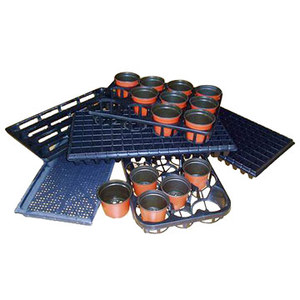 Hình chữ nhật Chất lượng cao cứng 15 tế bào trồng lỗ nhỏ nhựa Net Nursery khay cây giống - Product Image 5