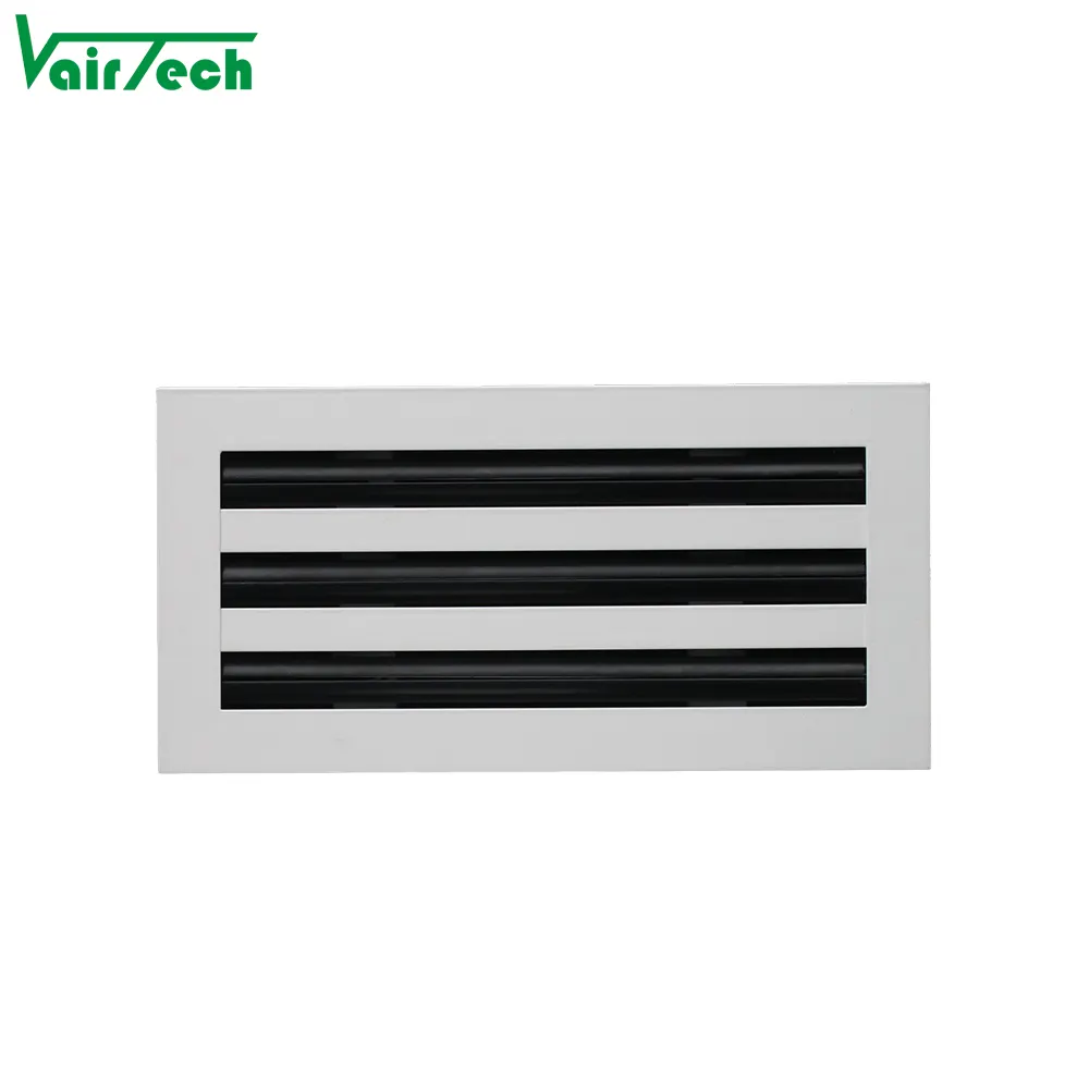 VAV aluminium square ceiling linear slot air diffuser