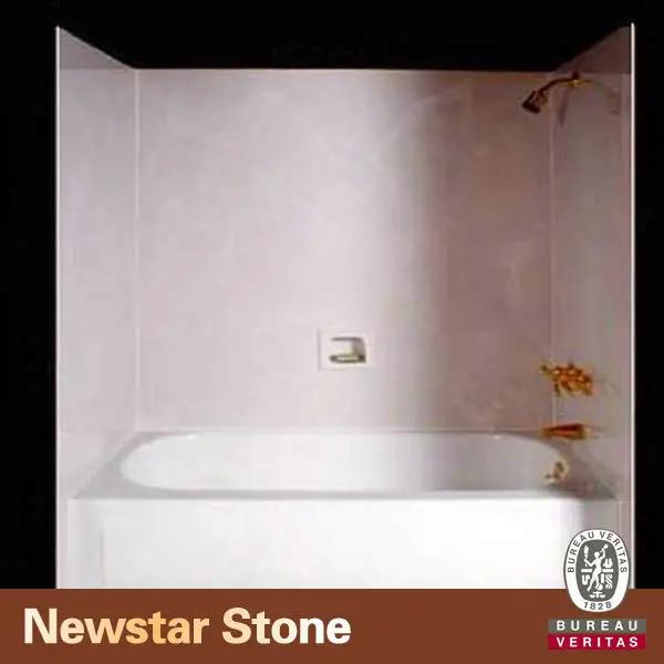 Newstar hotel bañera rodea hotel pared de la ducha de mármol, bañera rodean