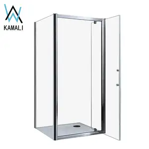 Kamali批发低价淋浴房铝合金框架钢化玻璃淋浴房门