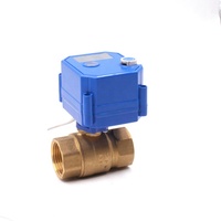 Vanne d'eau motorisée certifiée CE CWX Mini actionneur électrique vanne de contrôle de l'eau 3v 5v 6v 12v 24v 110v 220v DN15 DN20 DN25