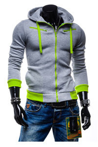 Hommes de Pull À Capuche Chaud Manteau de Sweat À Capuche Hommes 100 polyester sweat - Product Image 4