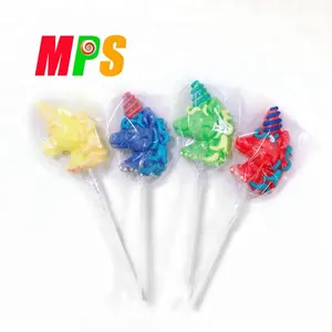 Leuke Eenhoorn Animal Vorm Handgemaakte Lollipops