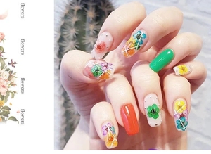 Popolare 12 colori di Arte Del Chiodo 3D Fiore Secco Naturale Premuto Secchi <span class=keywords><strong>Fiori</strong></span> di Pizzo Della Decorazione di Bellezza Nail <span class=keywords><strong>Sticker</strong></span> per UV LED gel - Product Image 3