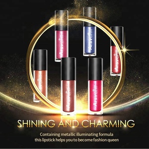 OEM Wholesale <strong>Organic</strong> Raw Materials Makeup Long Lasting Glitter <strong>Lipstick</strong> - Product Image 3