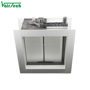 Hvac <span class=keywords><strong>manual</strong></span> de color plata de aleación de aluminio de conducto de aire amortiguador