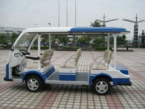 Navette électrique 8 places pour complexe hôtelier et hôtel, autocar touristique électrique LQY081A - Product Image 4