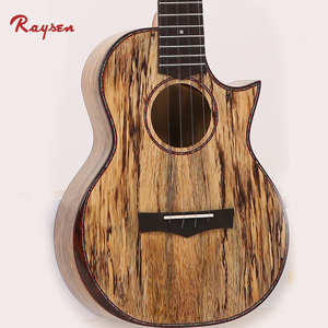 Ukulele Serba Padat Tenor Uke Spalted Mango