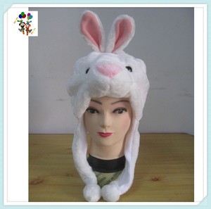 Beanie Fleece Winter Warm <strong>Fluffy</strong> Hooded Earmuff Bunny Animal <strong>Hats</strong> HPC-0243 - Product Image 2