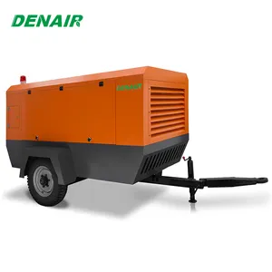 Compresseur d'air portable à vis, 60 kw, 80 hp