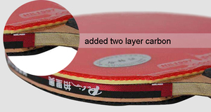 Palio-raqueta de tenis de mesa avanzada, productos AK47 de madera de 5 capas de carbono, 3 estrellas - Product Image 4