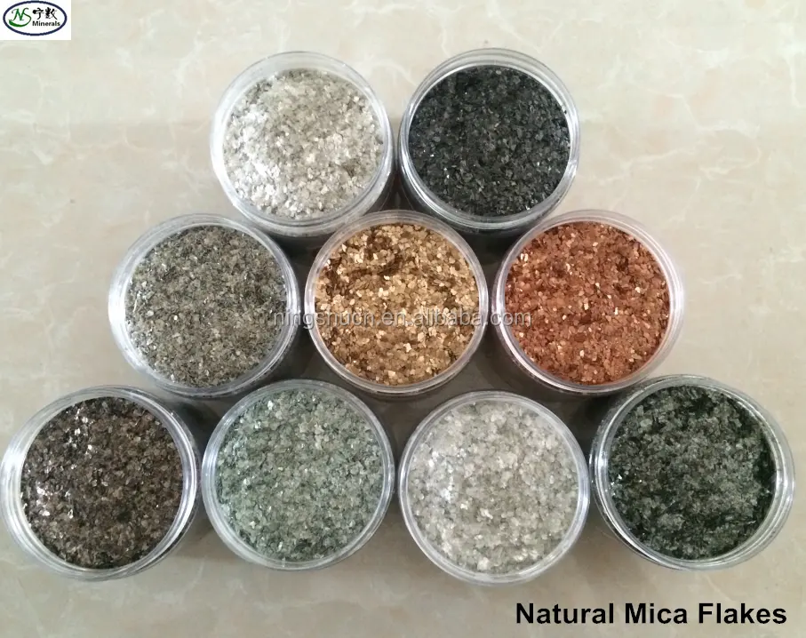 Epoxy Flooring Metallic Natural Color Mica Flakes for Epoxy Resin Flooring Coating