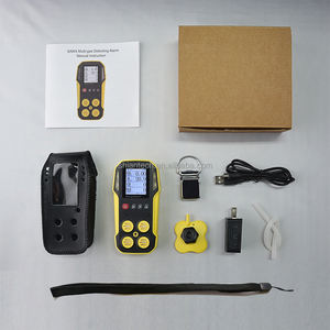 Detector de gás portátil no2 co2 co h2s, multi 4 analisador detector de gás com sensores de importação e preço de fábrica - Product Image 6