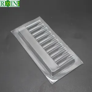 Custom Vacuum Forming Plastic Ampoule Tray Medicine Bottle Blister Packaging 10ml Plastic Vial Tray