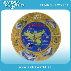 Cerámica decorativa rumania placa de recuerdo para regalo del recuerdo - Product Image 5