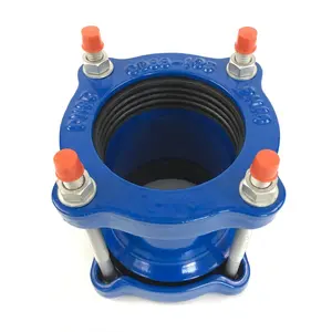 Wide Range sleeve type Ductile Iron Universal Flexible Connection Dresser Pipe Coupling Joint