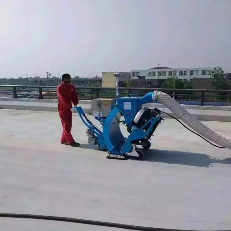 Mobile type concrete floor shot blasting machine surface strengthening cleaning equipment