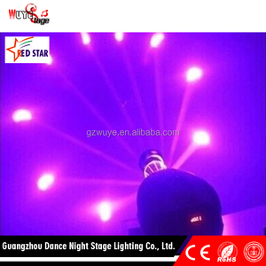 Comercial más Popular 14 gobos fijos + blanco pantalla LCD mini american dj led luces principales móviles - Product Image 3