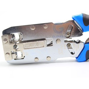 Hoge kwaliteit Cat 6 RJ45 RJ11 AMP modulaire hand krimptang - Product Image 5