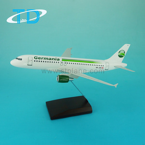 Modelo de Avión de Resina Personalizado <span class=keywords><strong>Germania</strong></span> A319 Escala 1:100, 34 cm, Modelo de Aeronave Estático de Resina Personalizado para Proyectos de Pedidos al por Mayor - Product Image 1