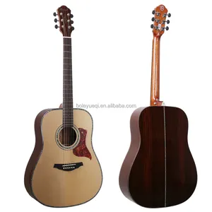 뜨거운 판매 중국 공장 기타 41 인치 어쿠스틱 기타 고품질 어쿠스틱 기타 솔리드 우드 스프루스