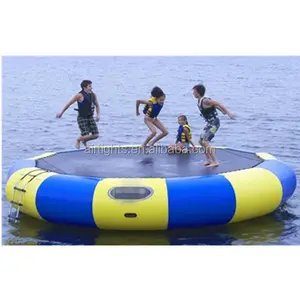 Heißer verkauf air-engen wasser trampolin aufblasbare aqua trampolin