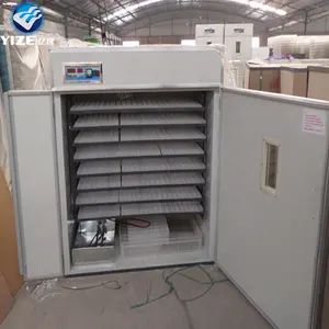 Utiliza 1056 huevos incubadora para la venta/automática completa fértil incubadora de huevos de gallina con bandejas de huevos