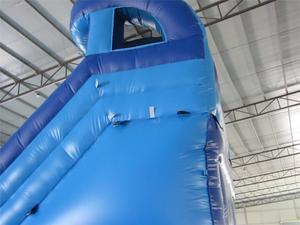 Azul <span class=keywords><strong>Marino</strong></span> doble Lane inflable tobogán de agua para la venta - Product Image 4
